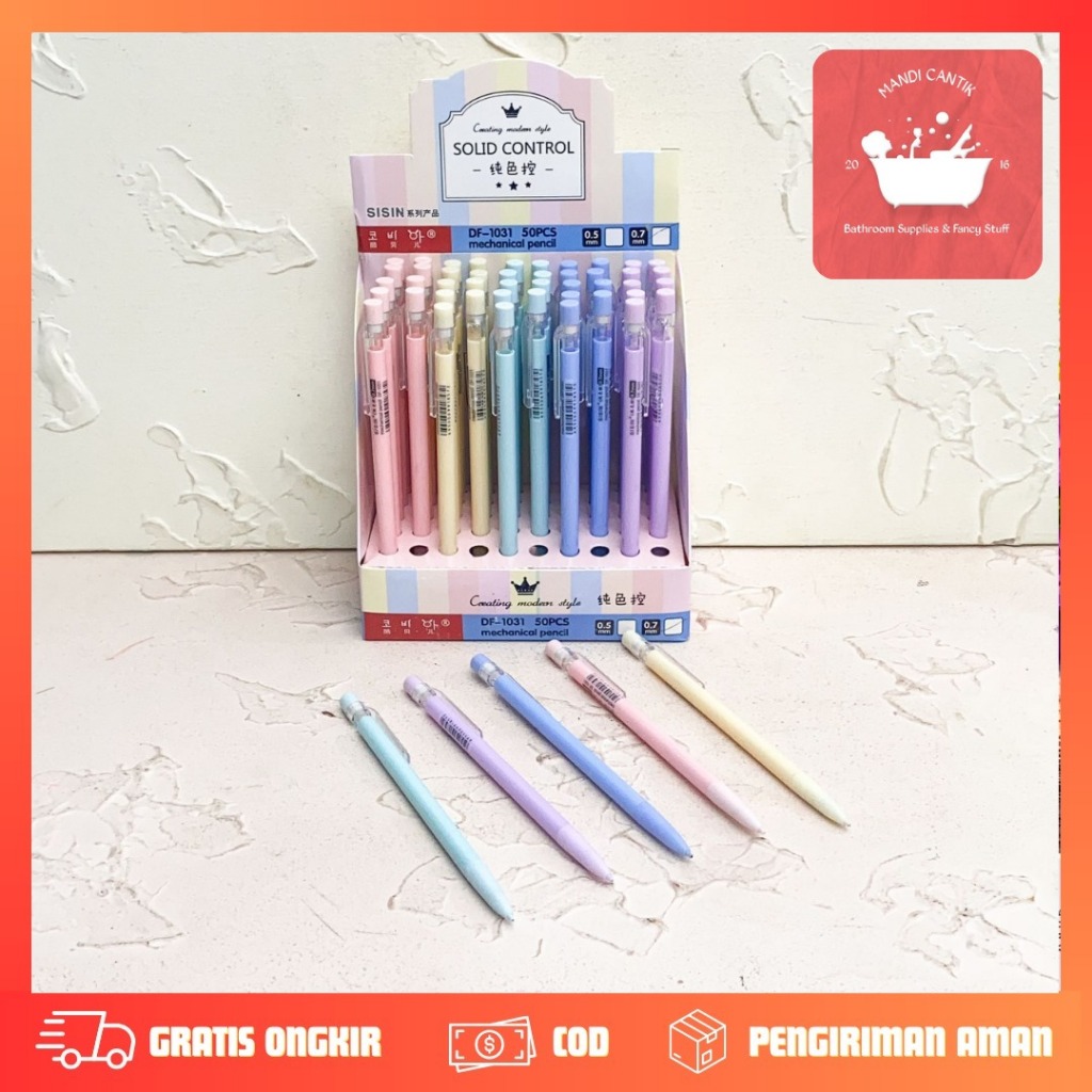 

PENSIL CETEK PASTEL SINSIN DF-1031 PSN-1571 LUCU IMUT KADO UNIK KOREA AESTHETIC COD