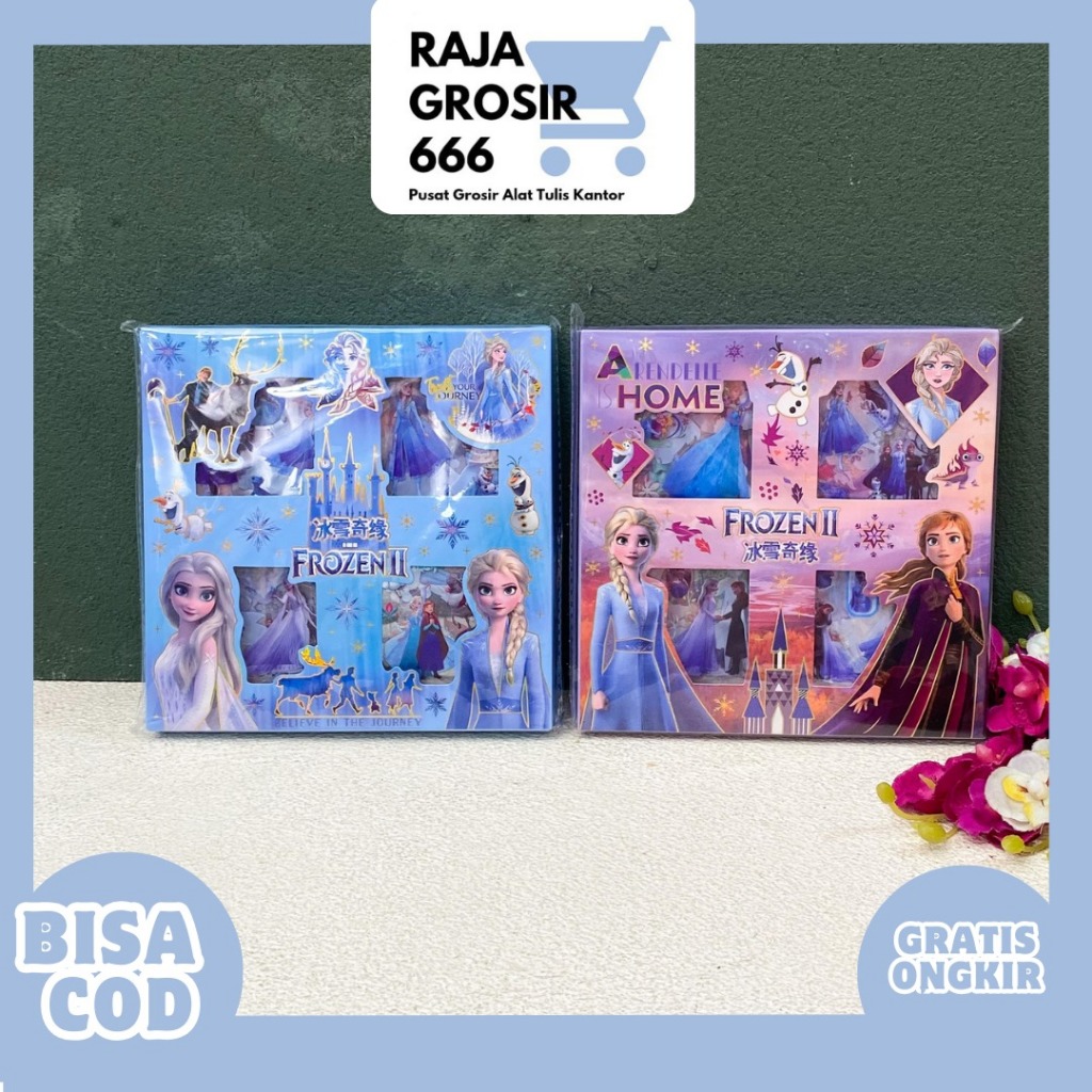 

STIKER 100 LEMBAR FROZEN CYK ST-1585 LUCU MOMO MASU WATERPROOF