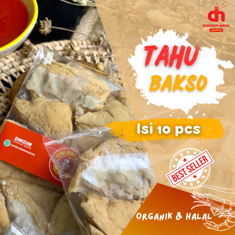 

Tahu Bakso PREMIUM Frozen isi 10 pcs Halal & Nikmat