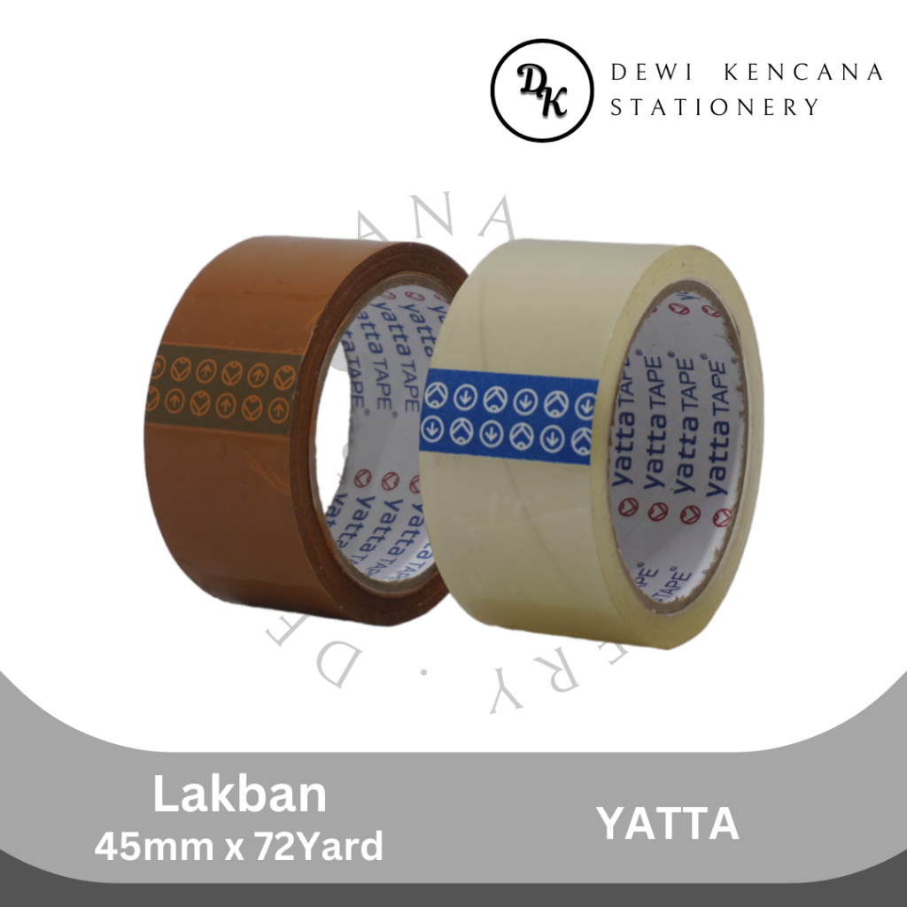 

Lakban YATTA 45mm x 72yard / Lakban Bening dan Coklat YATTA