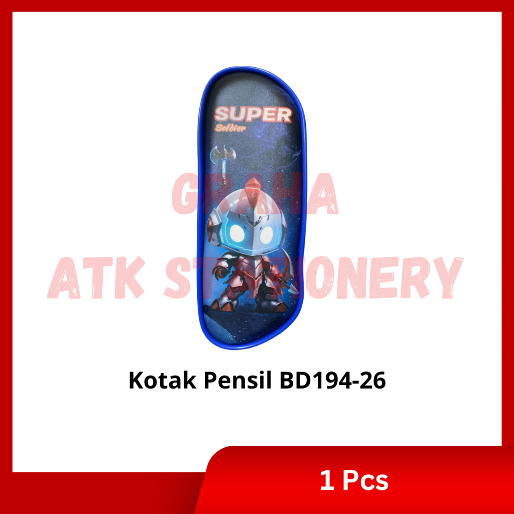 

Kotak Pensil BD194-26 / Tempat Pensil / Pencil Case BD194-26