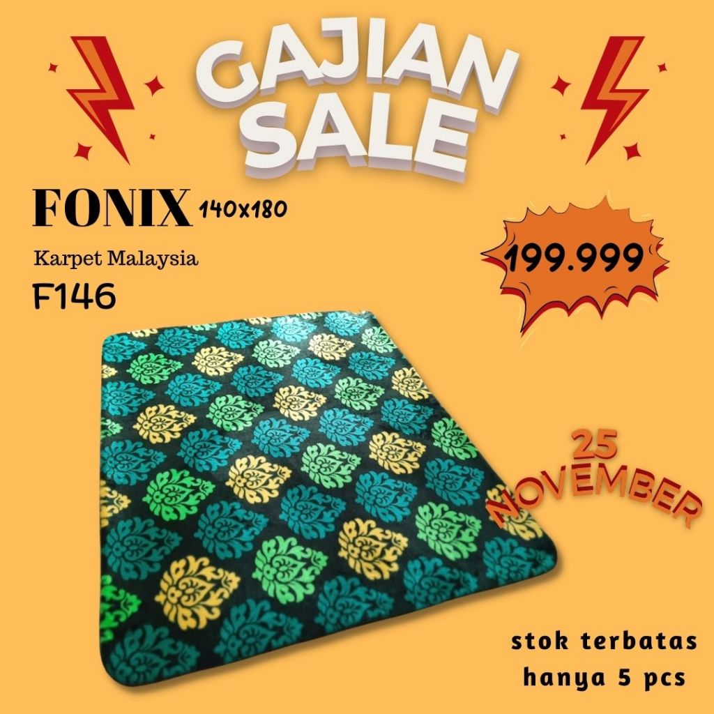 Karpet Bulu Uk 180x140 Karpet Lantai Bulu Rasfur Motif Lembut Ambal Empuk Kasur Bulu ANTI SLIP F146 