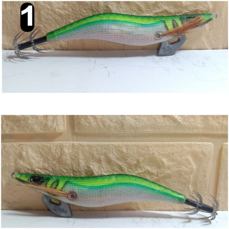 Umpan Egi  clicks squid jig 3.5 japan