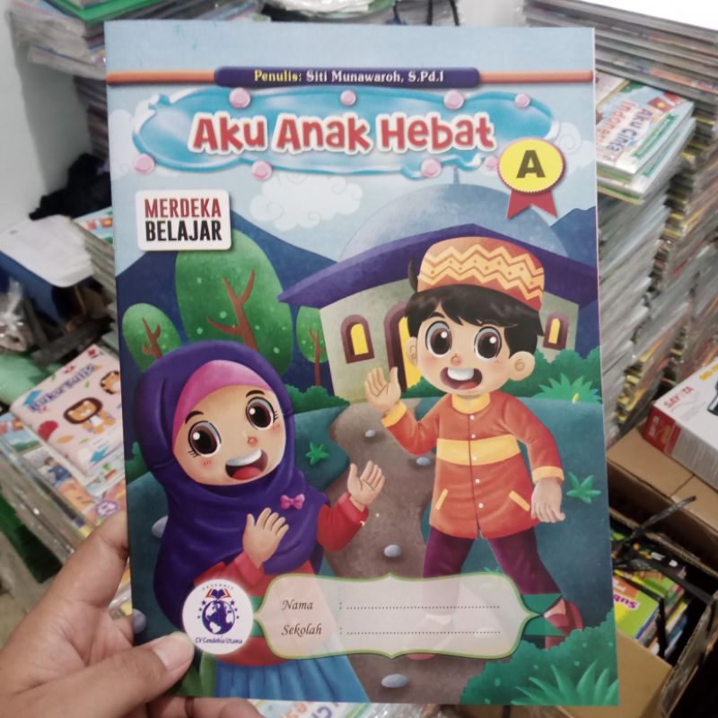 Buku Paud TK RA Islami tema(Aku Anak Hebat) kelompok A