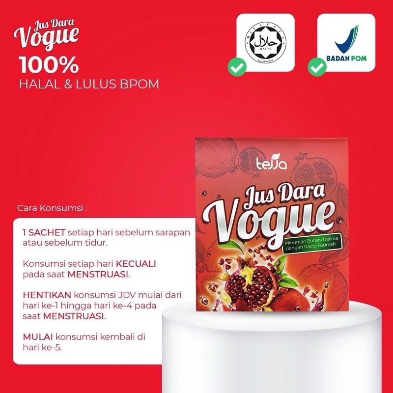 

JDV jus dara vogue 7 sachet