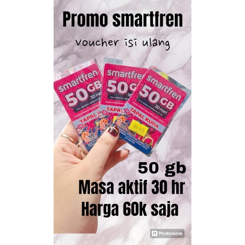 KARTU SMARTFREEN/KUOTA SMARTFREN 50 GB NONSTOP 3O HARI