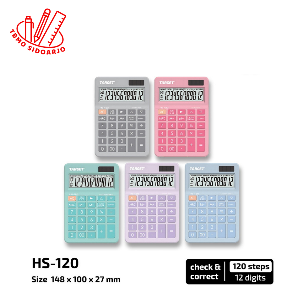 

TBMO Target HS-120 Desktop Kalkulator 12 Digit