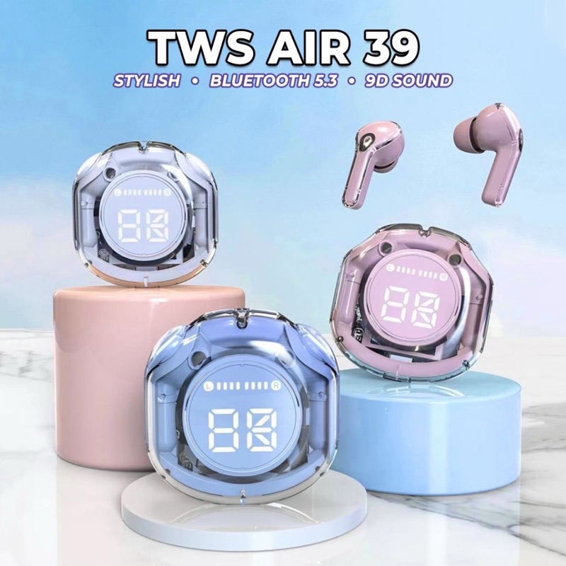 Headset bluetotth 5.3 tws air39 wreless earphone ultrapod