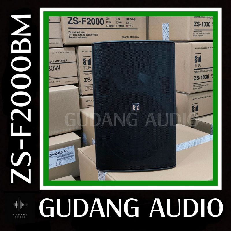 Speaker Toa ZS-F2000BM Matching 60watt speaker dinding toa masjid