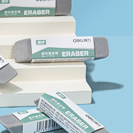 

Deli Penghapus / Eraser TPR - Gray VP419 Isi 5 Pcs