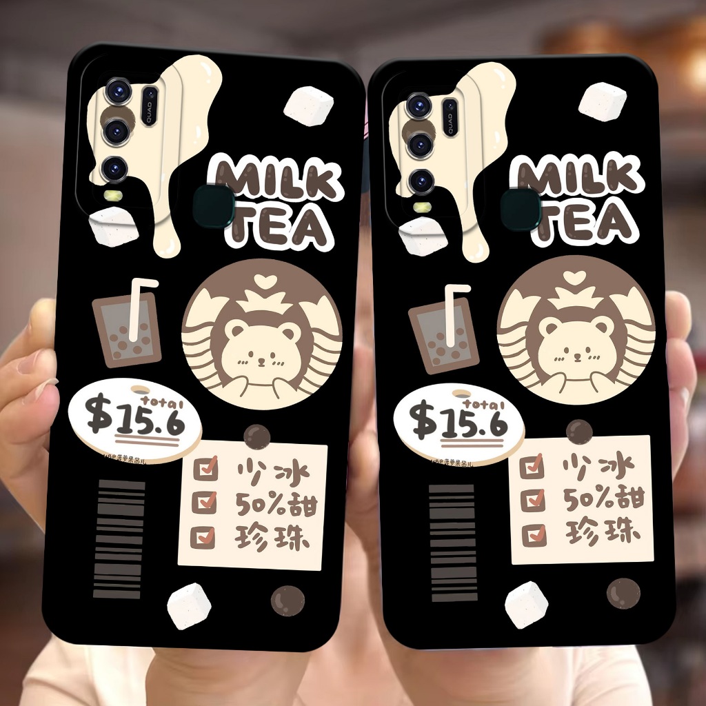 Case Hp Vivo 1938 - Casing Hp Vivo 1938 Motif Starbuks - Case Procamera - Softcase Hp Vivo 1938 - So