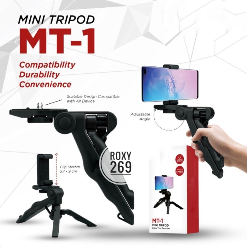 Mini Tripod GoPro / Go Pro Mi Pod Universal Smartphone GoPro Handle Handel Camera Kamera ROXY 269 Ku