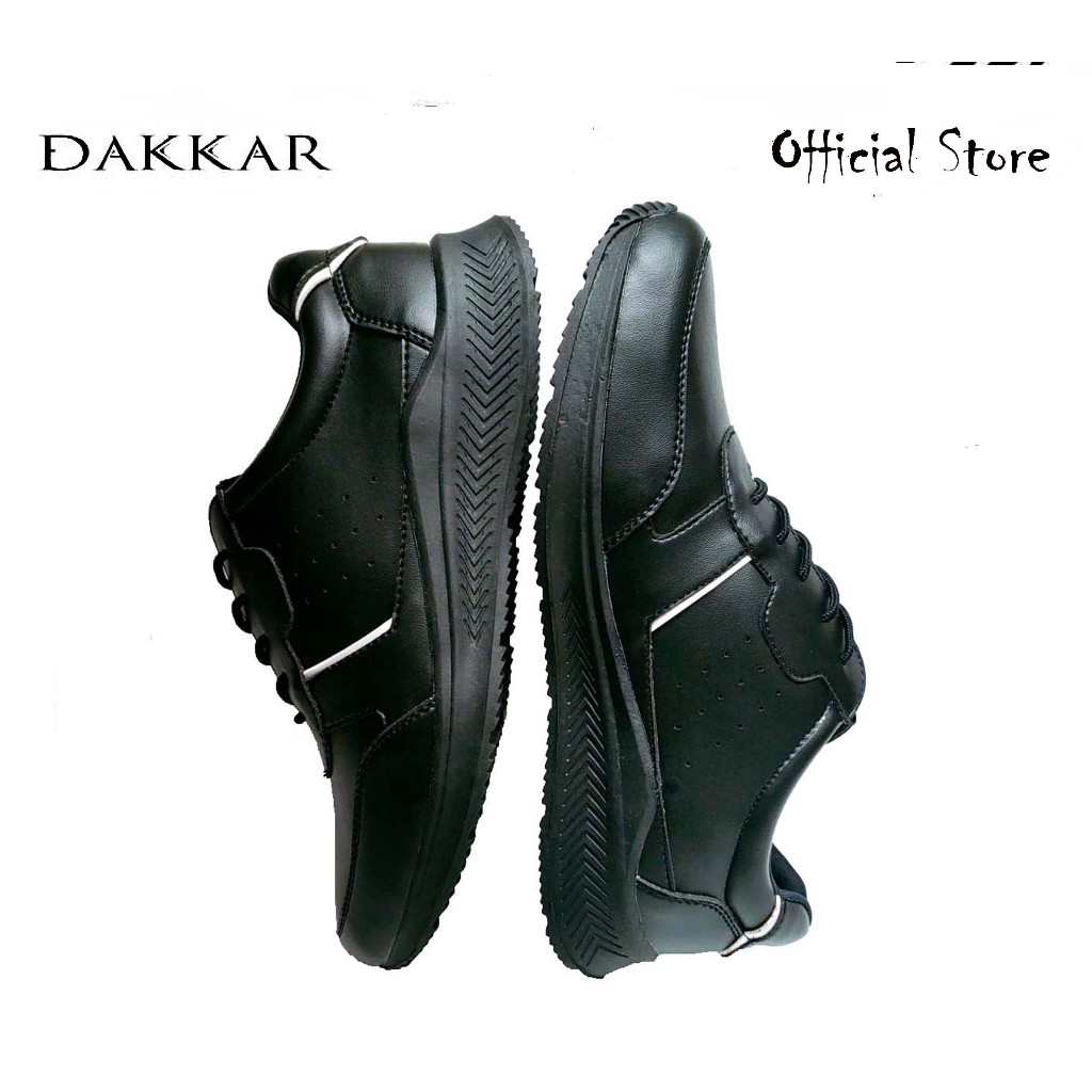 Dakkar Onyx Full Black - Sepatu Running Sneakers Pria