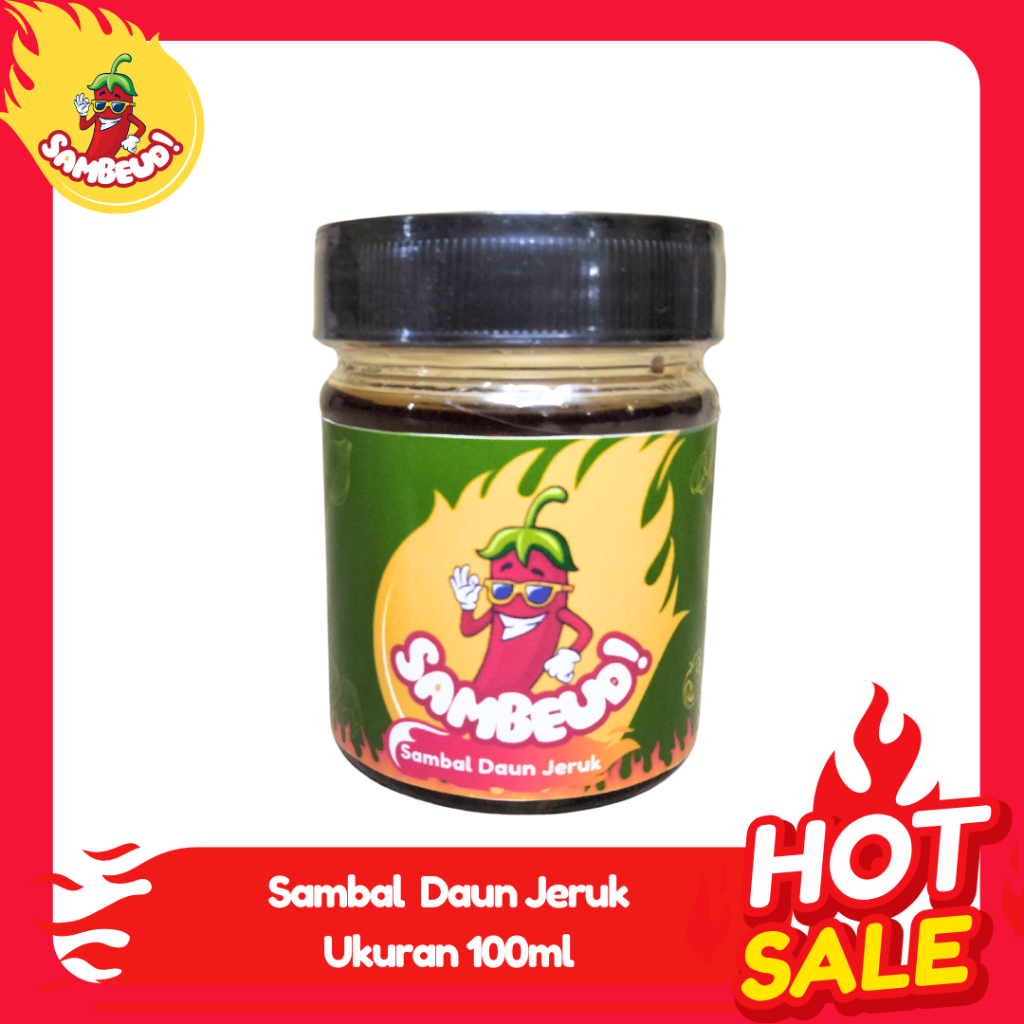 

Sambeud | Sambal Beud | Sambal Daun Jeruk | Sambal Pedas Ukuran 100ml