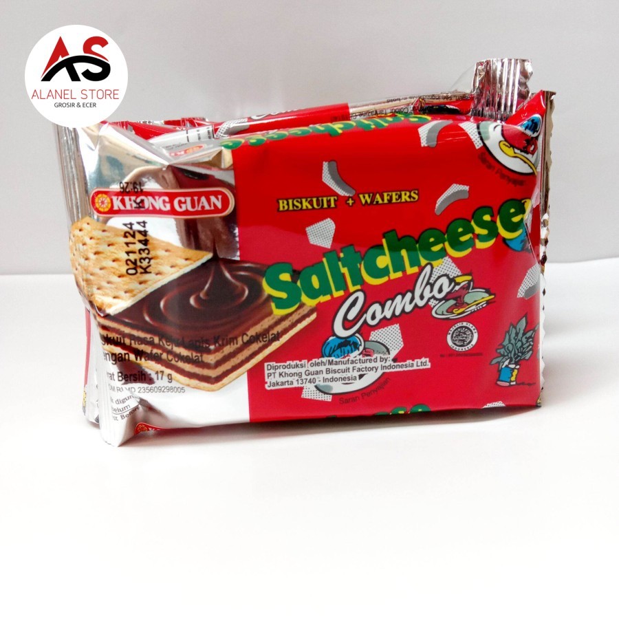 

Khong Guan Saltcheese Combo Renceng isi 10 pcs