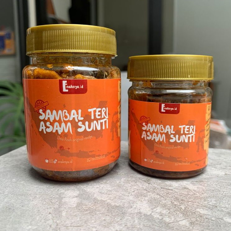 

Sambal Teri Asam Sunti khas Aceh - Personal size (Small & Sample size)