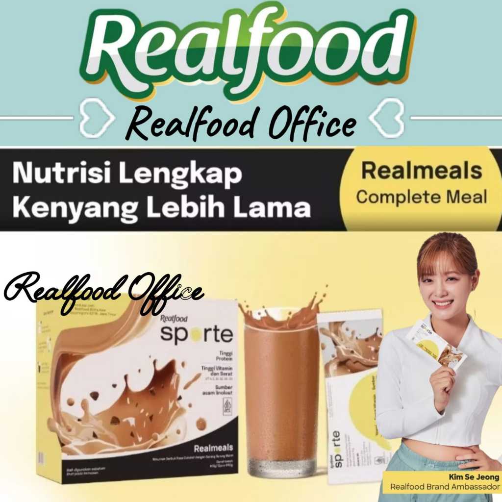 Realfood Sporte Realmeals Cokelat Sereal ( Sarang Burung Walet ) RO