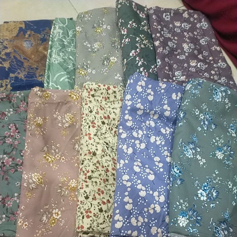 PROMO KAIN SYAKILA,CRINGKEL,SILKY,WOLFIS,wollycrep KILOAN/POTONGAN