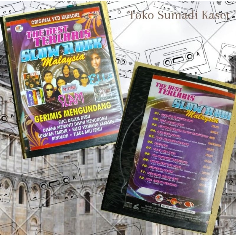 vcd The best terlaris slow rock Malaysia produksi Aini record