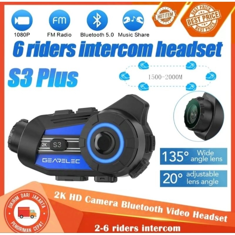 GEARELEC S3 PLUS INTERCOM HELM