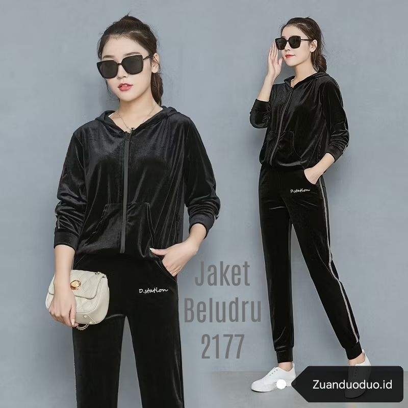 Jaket Velvet Beludru 2177