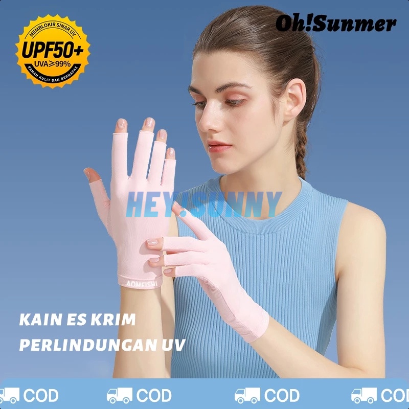kaos tangan motor wanita sarung tangan anti uv Sarung Tangan Motor Wanita Anti Uv Touchscreen Sarung