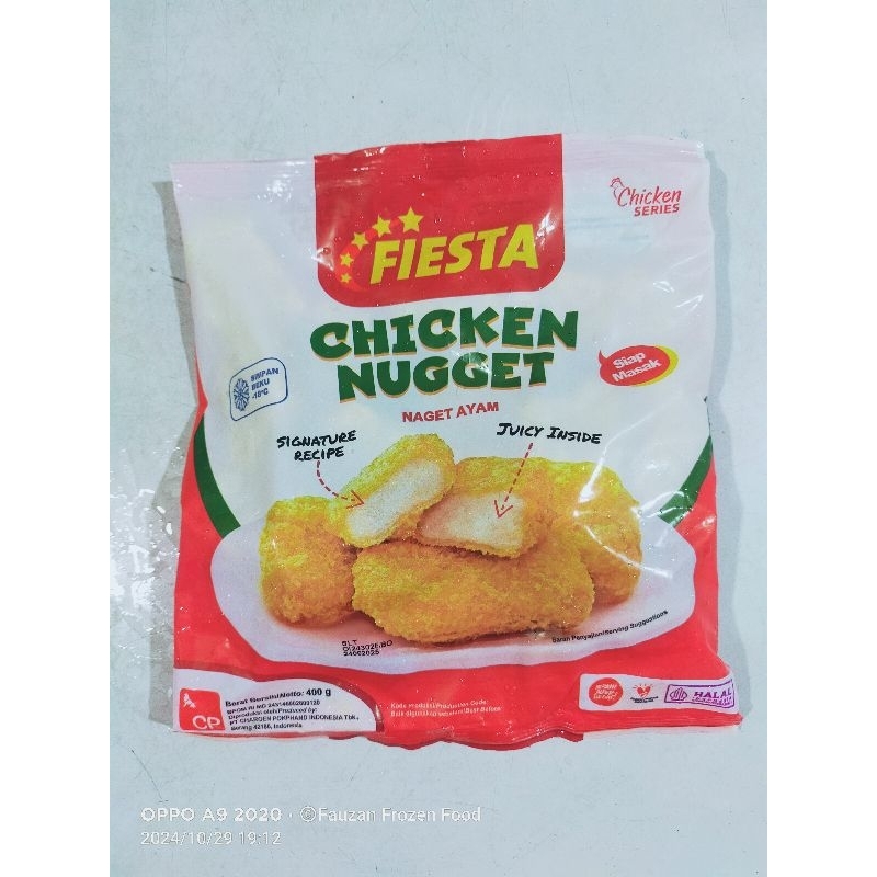 

Fiesta Chicken Nugget 400gr Kemasan Baru