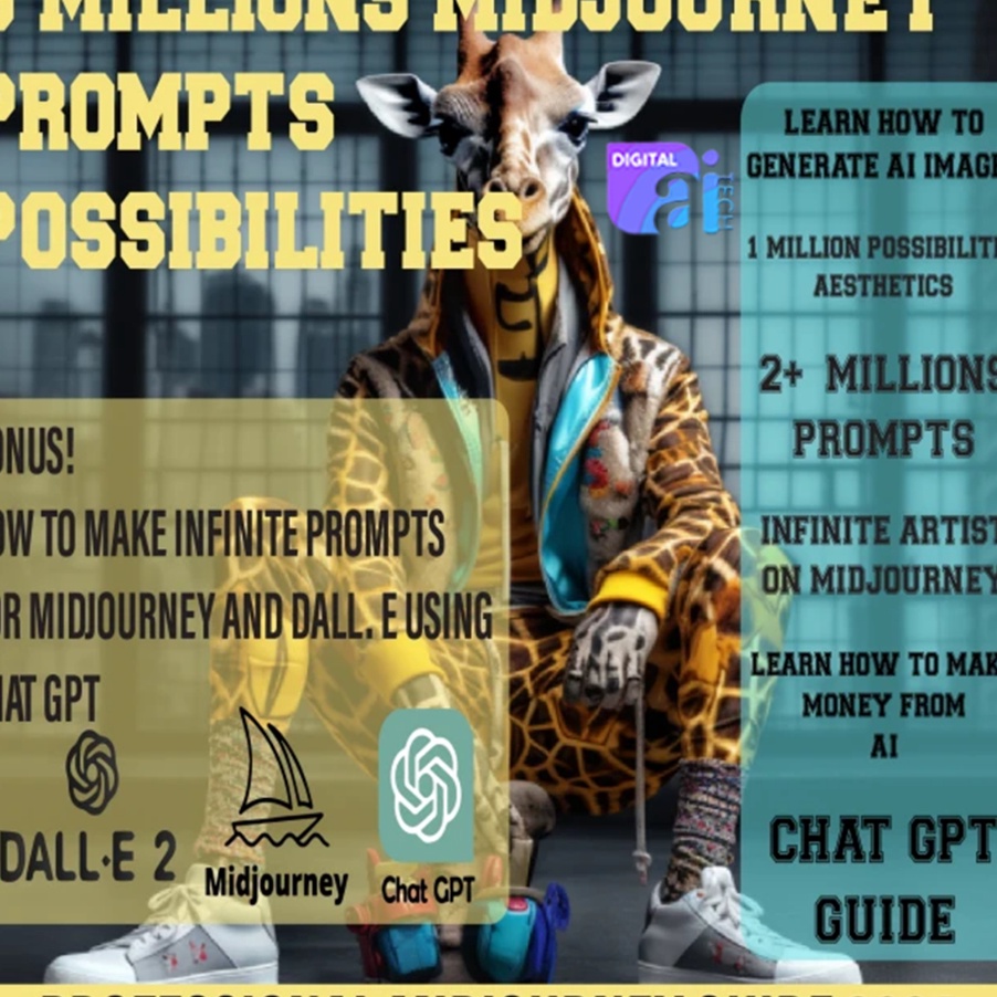 BURUAN SERBU 3 Million Midjourney Prompt Possibilities  Midjourney Prompts guide Midjourney  chat gp