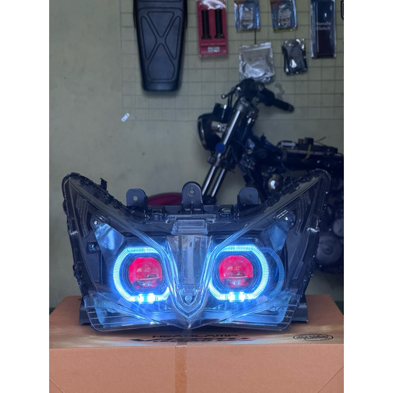 Headlamp Custom Fullset Biled matrix Vario 125 old KZR