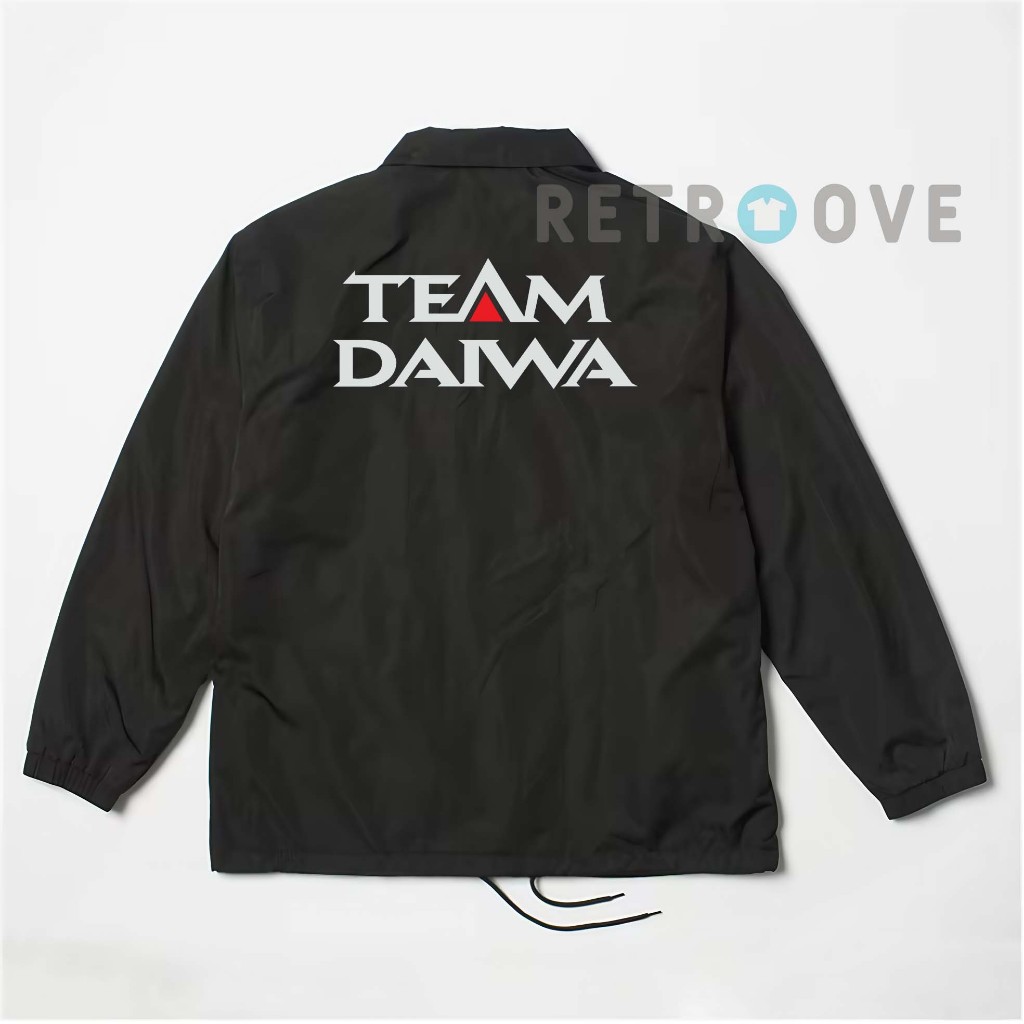 Jaket Coach Team Daiwa / Jaket Mancing Daiwa Windbreaker