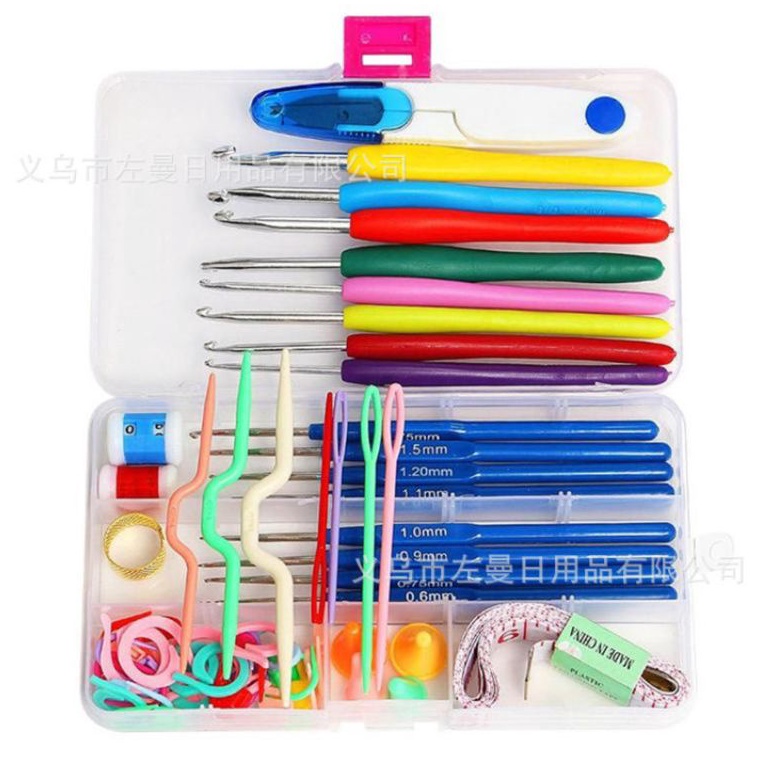 Garansi Terbaru ALAT RAJUT SET  PERLENGKAPAN RAJUT  JARUM RAJUT SET