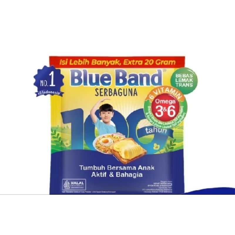 

Blue Band Serbaguna EXTRA 20gr ( 200 + 20 gr) 220g x 3 pcs