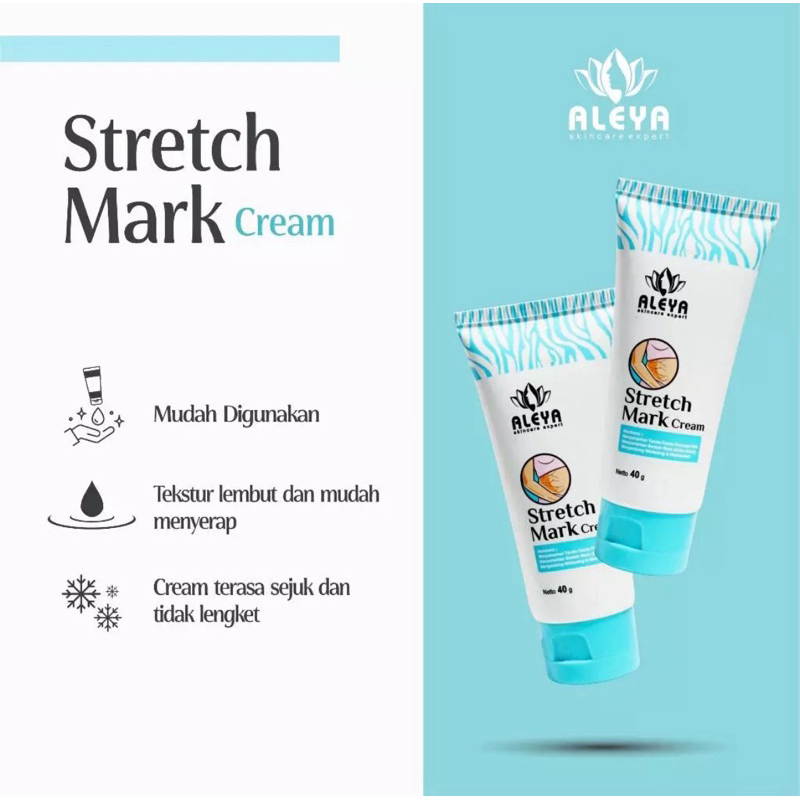 NT1 ALEYA STRETCHMARK CREAM KRIM STRETCH MARK CREAM PENGHILANG BEKAS LUKA STRETCH MARK BY ALEYA