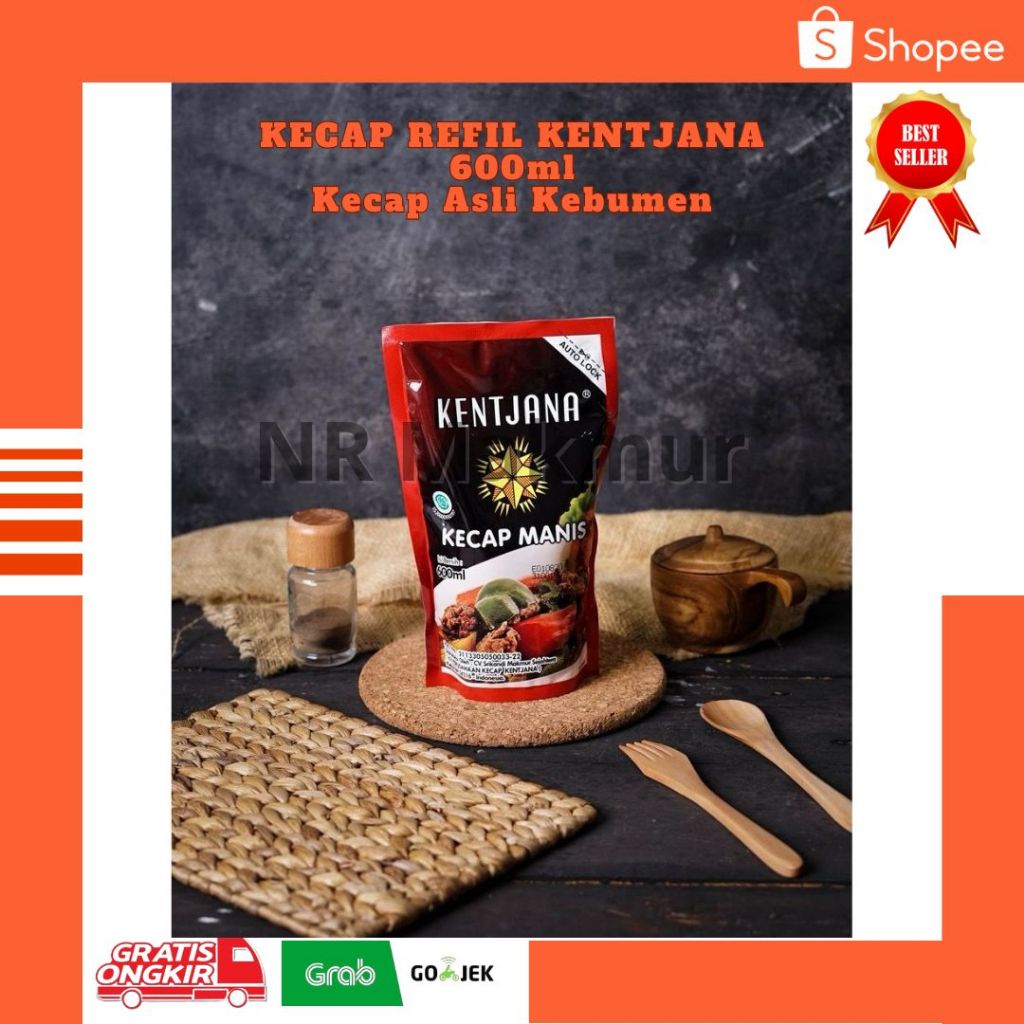 

Kecap Manis Kentjana 600ml Asli Kebumen