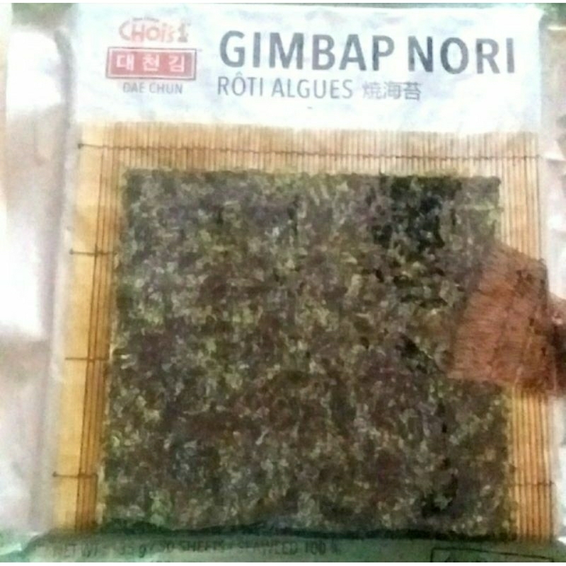 

nori gimbab daechun 50lembar