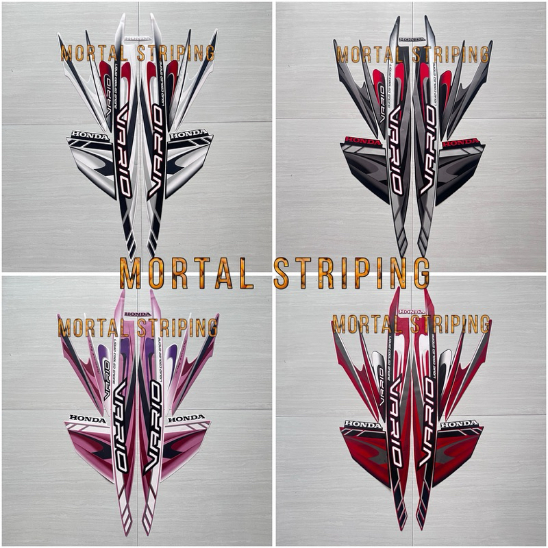STIKER STRIPING & LIS BODY VARLA VARIO LAMA 110 2009 2010 Standar