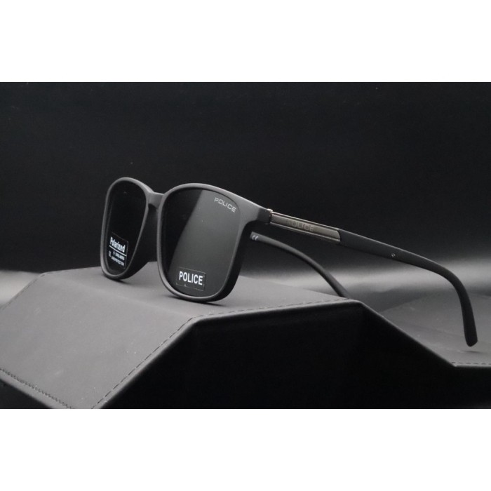 KACAMATA COWOK POLICE POLARIZED/KACAMATA PRIA HITAM POLARIZED/KACAMATA TERBARU NYAMAN DI PAKAI