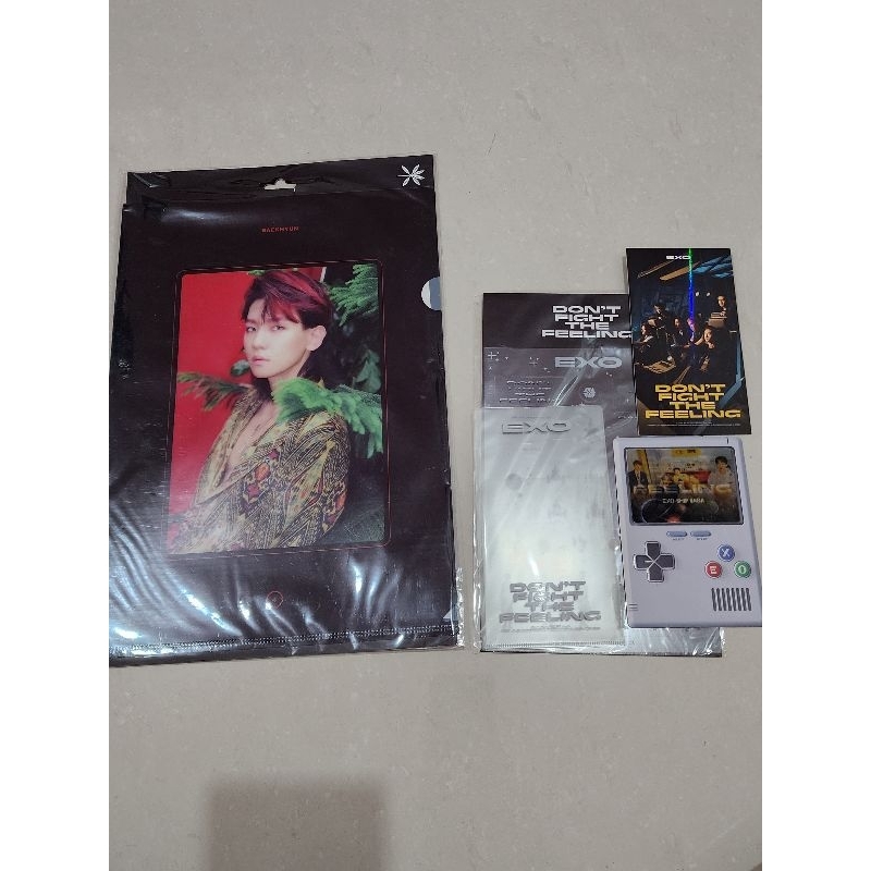 BAEKHYUN EXO OFFICIAL SM GOODS THE WAR FOLDER TICKET STICKER DECO SET