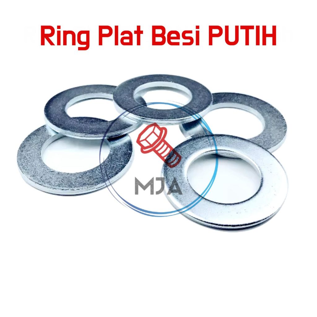 RING PLAT M7 PUTIH