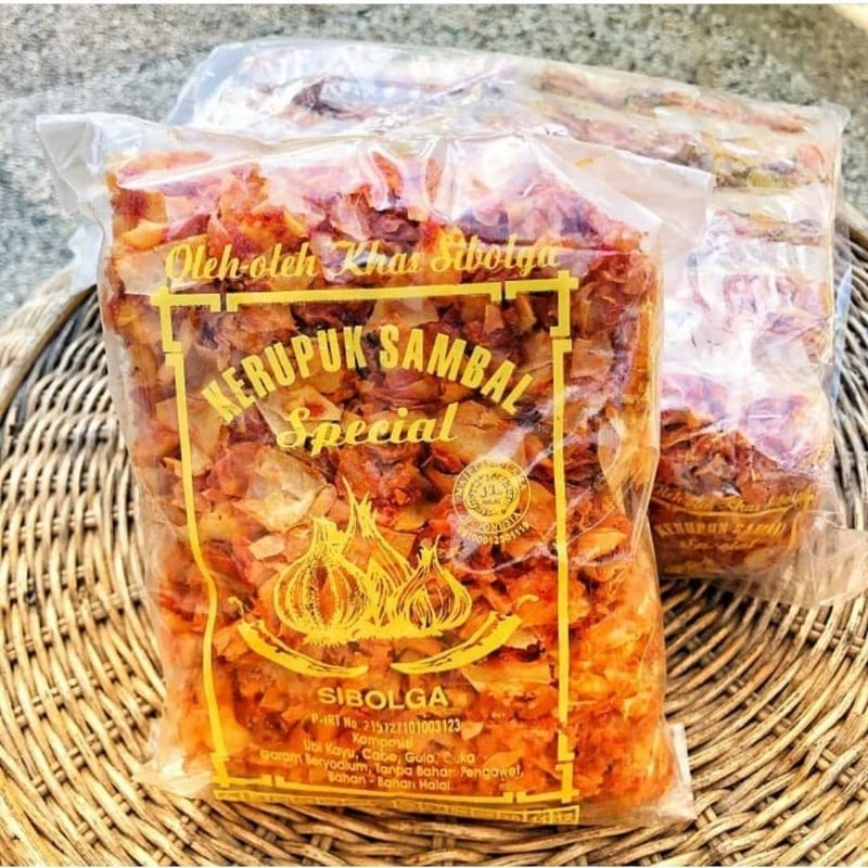 

Keripik Sambal Spesial Sibolga Asli 250 gram