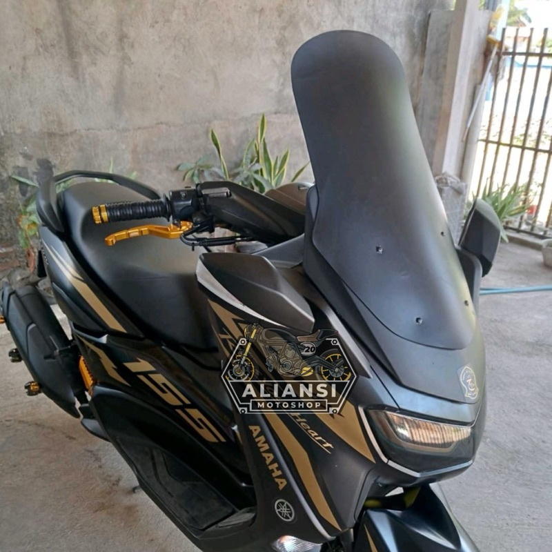 Neo windshield/visor yamaha nmax old nmax new panjang winsil nmax old dan new panjang smoke bening