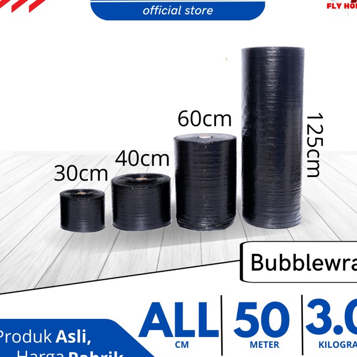 

Terlaris FLY HOME Bubble wrap Potong 4cm 3cm 65cm 125cm Hitam Putih bubblewrap