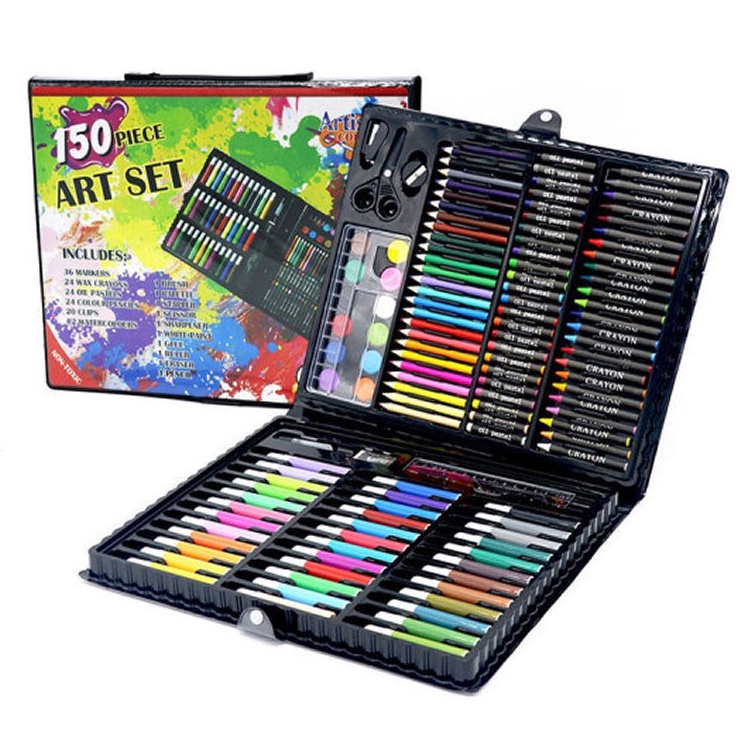 

Super Baru BS514 Crayon Set 15 Pcs Art Set Peralatan Gambar Set Alat lukis