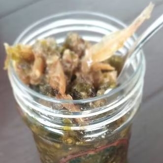 

Sambal Teri Ijo Homemade