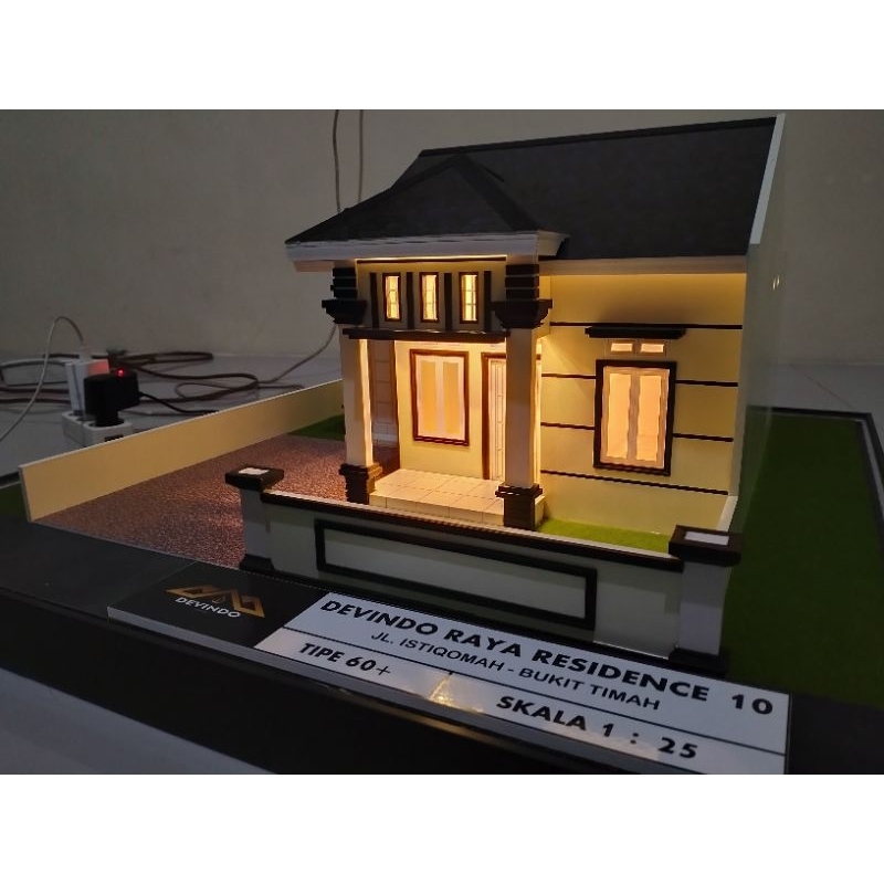 Maket Rumah tipe 60+ JASA PEMBUATAN MAKET DAN MINIATUR