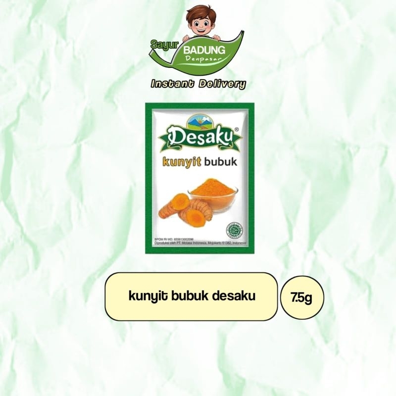 

Kunyit bubuk Desaku 7gr 2 sachet _ instan Badung