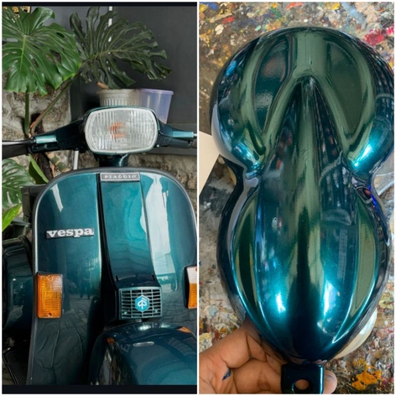 Cat vespa Chedar green // custom Chedar green