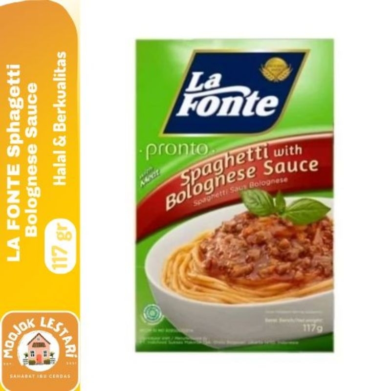 

La Fonte Sphagetti with Bolognese Sauce 117gr Enak Halal