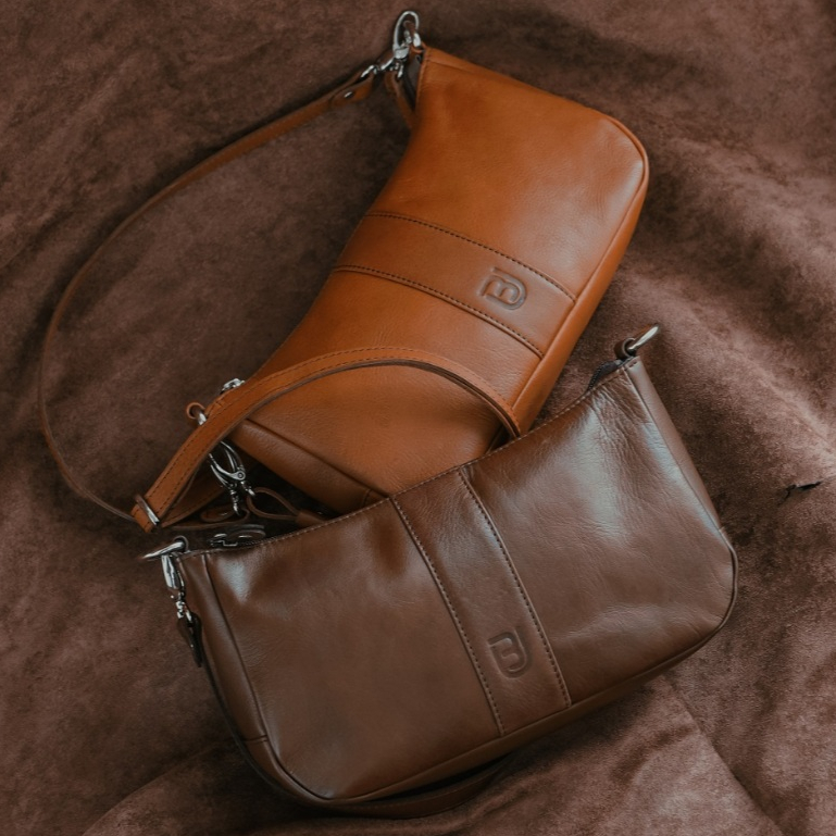 Leather Sling Bag BeYou By BUCINI DONA I Tas Selempang Kulit Wanita BeYou By BUCINI Dona