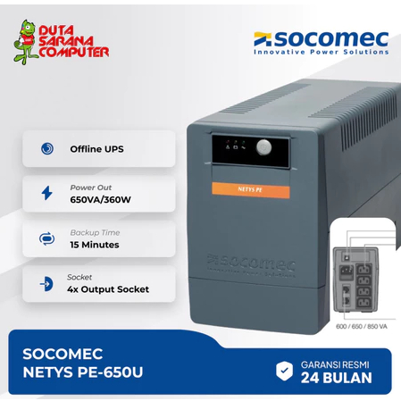 Socomec NPE-650U UPS Line-Interactive
